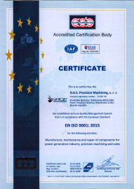 Certifikát - Quality Management System ISO 9001:2015 (in 12/2023 with validity till 12/2026) EN